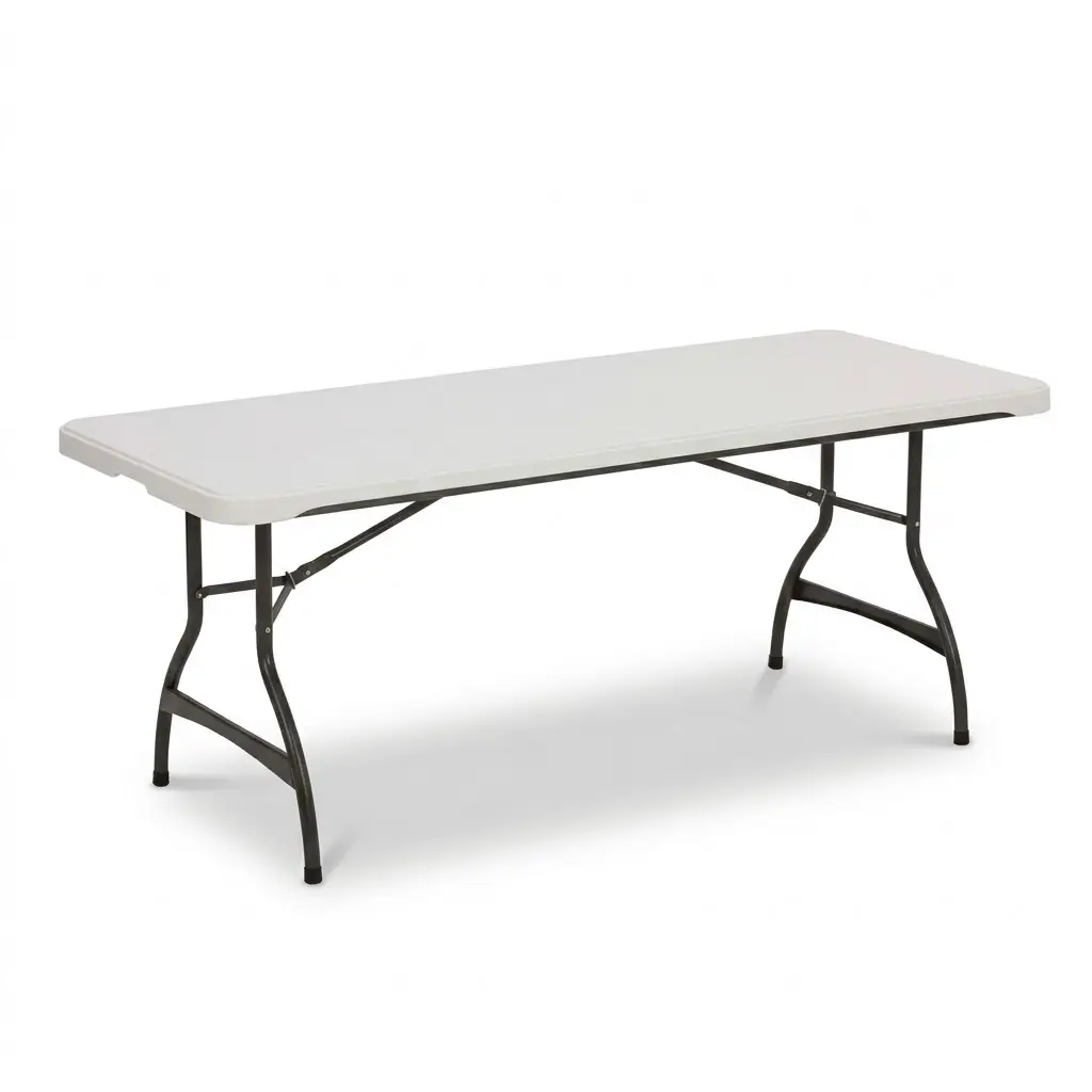 Rectangle Table 6FT rental,event planning, party supplies, equipment rental, celebration, party rentals near me, professional setup